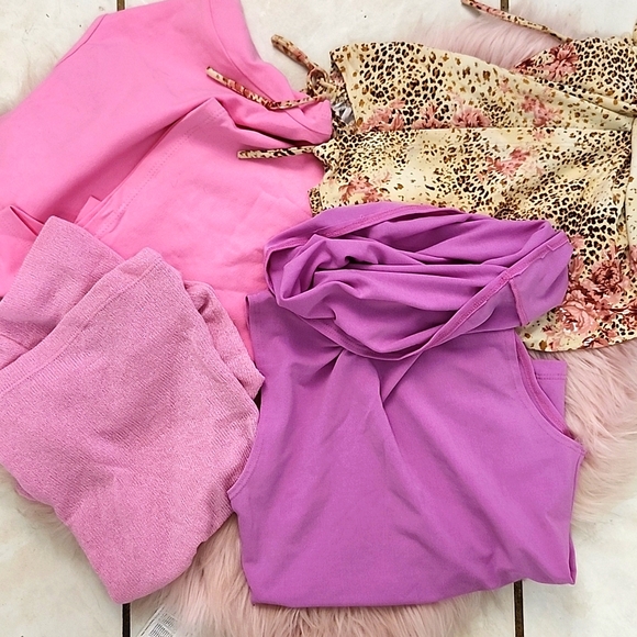 VERY Y2K!!PRE-LOVED&NWOT BUNDLE OF SIRENS & SEDUCTION SLEEVELESS TOPS-XS/S - Picture 2 of 4